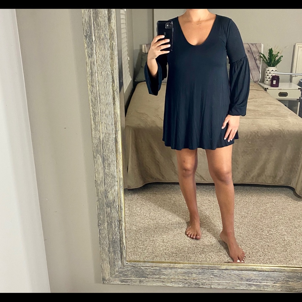 Audrey 3+1 Black Long Sleeve Dress